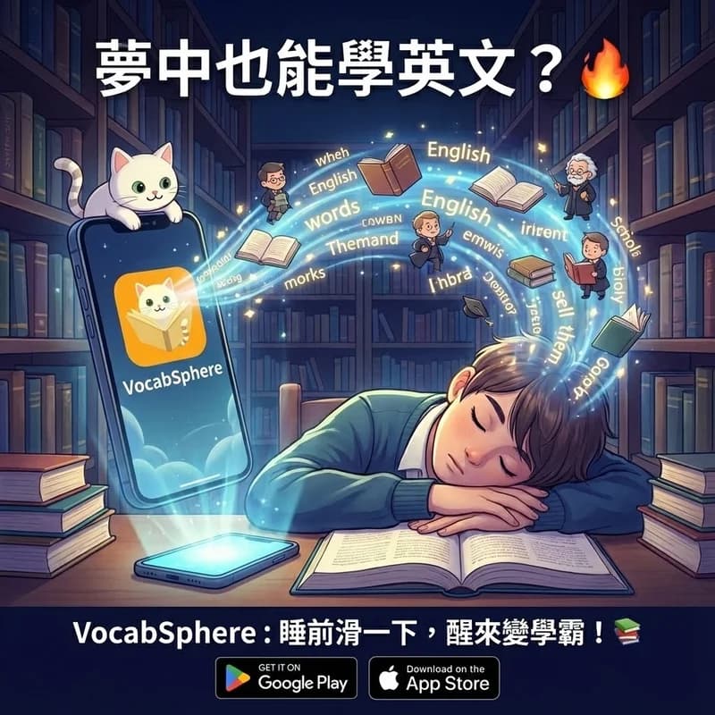 VocabSphere - Learn English while sleeping