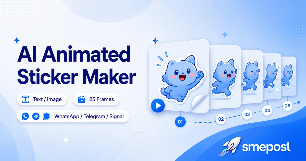 AI Animated Sticker Maker - Free Text to Custom Stickers | SME Post